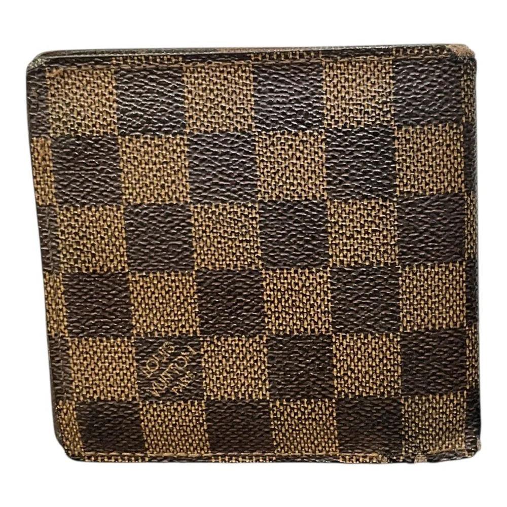 💼 Louis Vuitton Damier Ebene Canvas‎ Bifold Wallet | Made in Spain